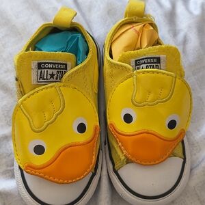 Converse Kids Yellow Duck Sneakers